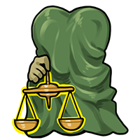 像,法の女神,天秤,緑色,シンボル,正義