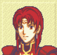 女性,赤髪,アーマー,ファイアーエムブレム,ファイアーエムブレム烈火の剣,ドット絵,イラスト,SRPG