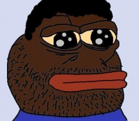 Pepe,frog,meme,cartoon,blue shirt,sad face