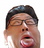 男性,メガネ,変顔,おもしろ,顔アップ