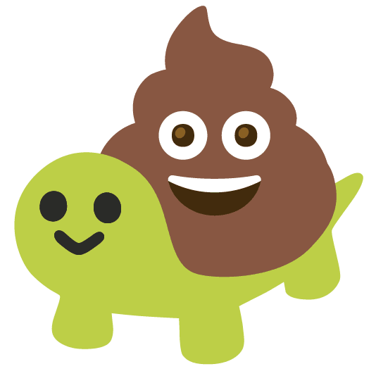 カメ,うんち,キャラクター,動物,かわいい