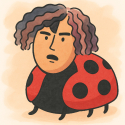 イラスト,てんとう虫,擬人化,女性,キャラクター