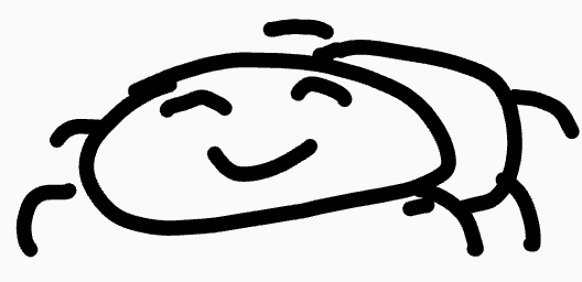 手書き,カニ,笑顔,シンプル